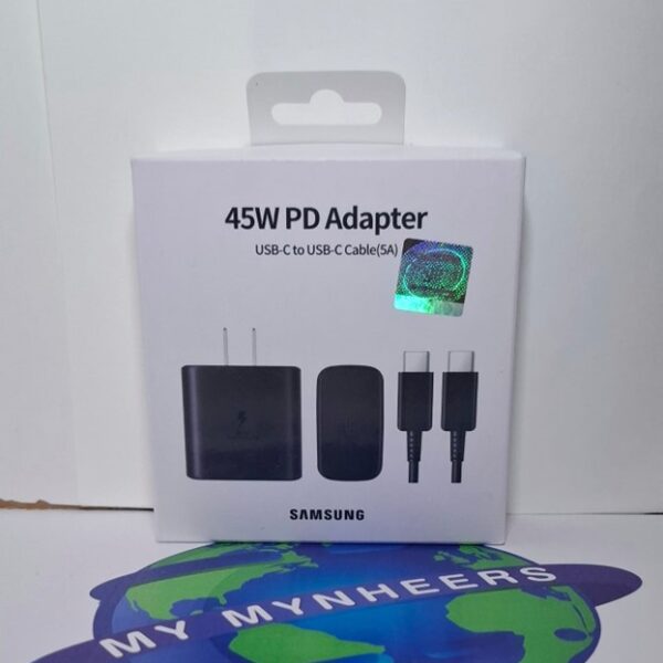 Samsung 45W PD Fast Charger with 5A USB-C to USB-C Cable