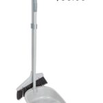 Ashley Long Handle Dustpan & Brush Set - Grey