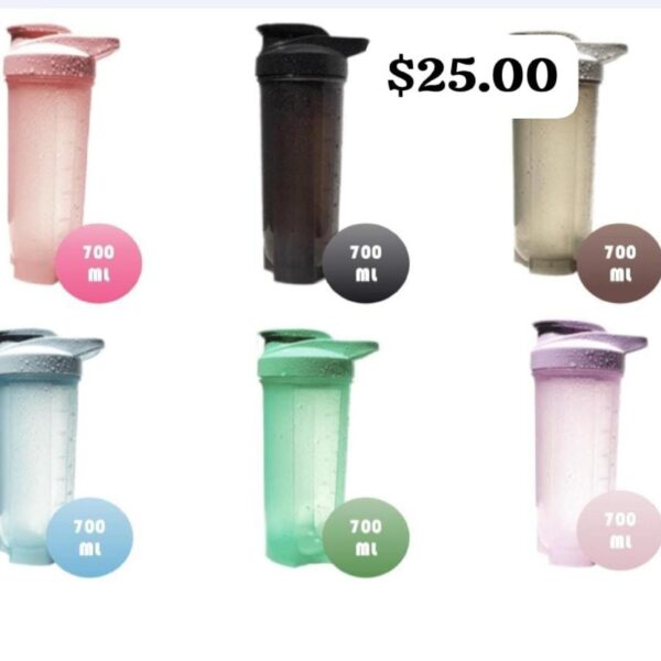 Click to see full view     Travel Kettle Large Capacity Shaker Sports Bottle Outdoor Fitness Water Cup Mixing Cup Portable Gym Training Drink Plastic